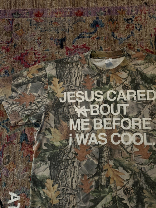 Camo Jesus Cared T